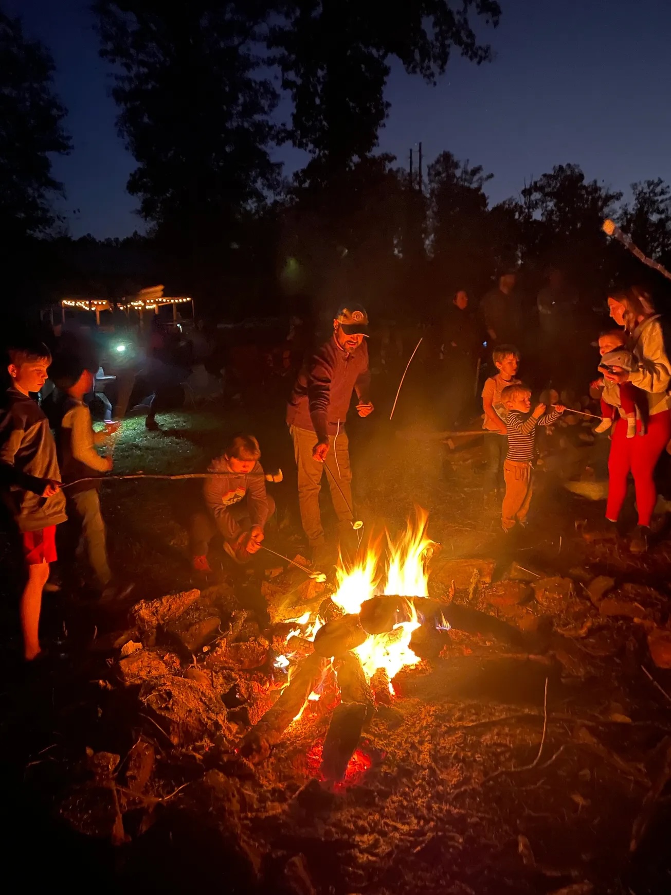 Bonfire & fellowship on the land